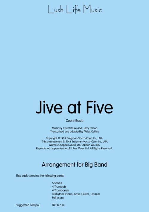 JIVE AT FIVE (Count Basie)